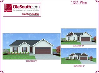 1335 Elevation JKL Plan, Stone Fort Meadows, Manchester, TN 37355