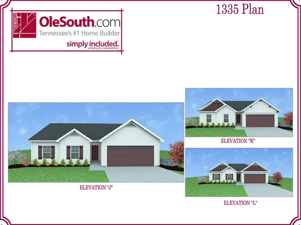 1335 Elevation JKL Plan, Stone Fort Meadows