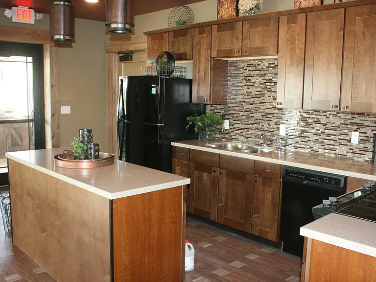 Buffalo Soldier multi-purpose room kitchen.