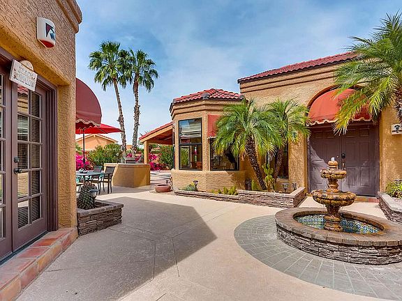 Courtyard fountain