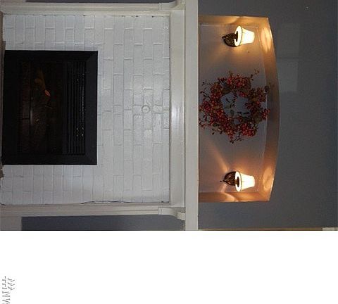wonderful electric fireplace that can have heat component shut off. Can heat main living area easily