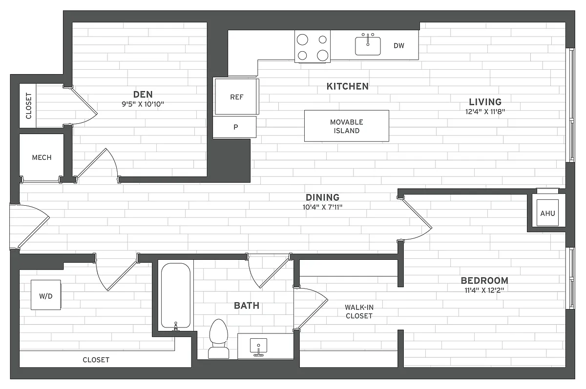 Floor plan B1 Den