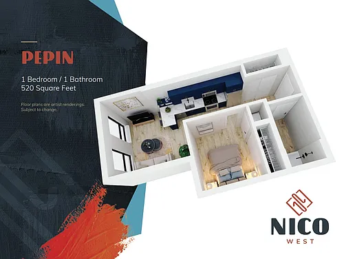 Floor plan Pepin