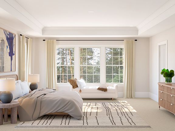 Light-filled primary suite