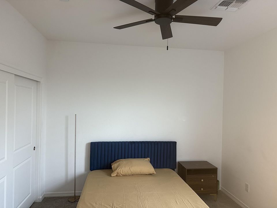 Queen Bed with a wireless charging night stand