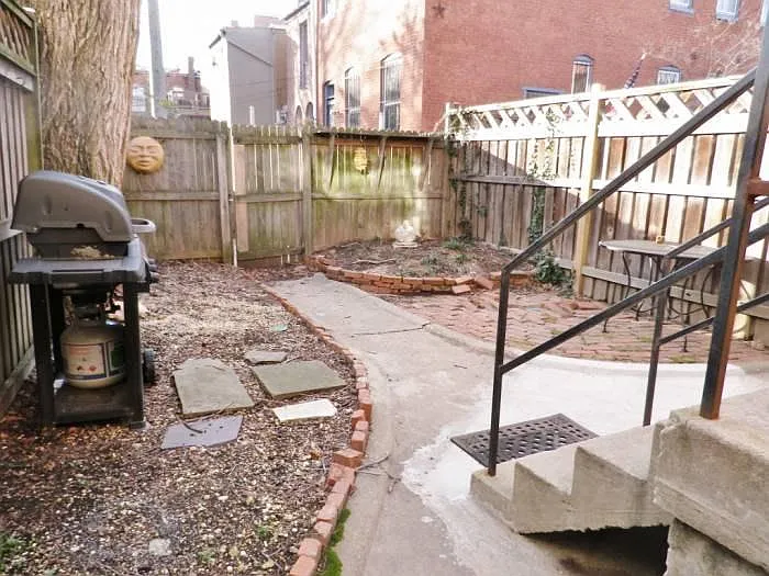 Private back yard