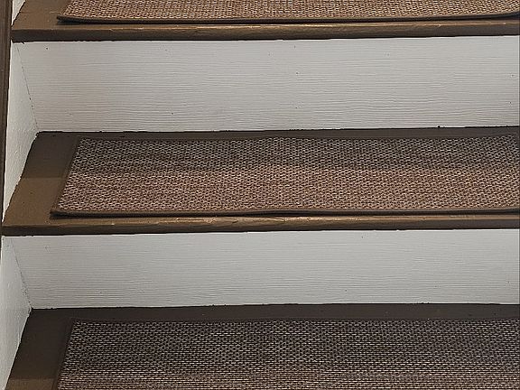 STAIRCASE FRESHLY PAINTED