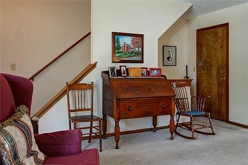 Living room and stairs