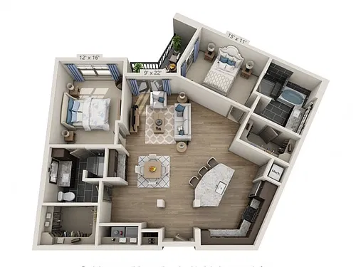 Floor plan Taylor A