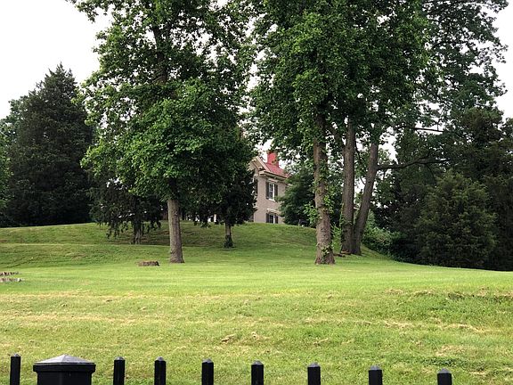 Historic Frederick Douglass museum landscape right outside home window.