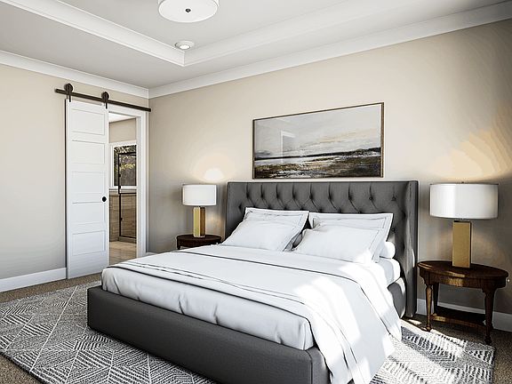 Mayes Hall Plan 3- Primary Suite Rendering