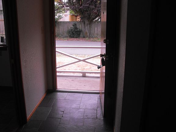 Front Entry into unit
