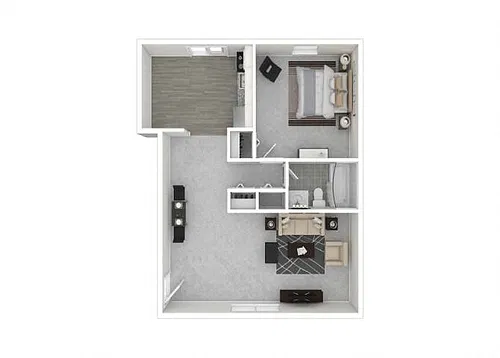 Floor plan One Bedroom