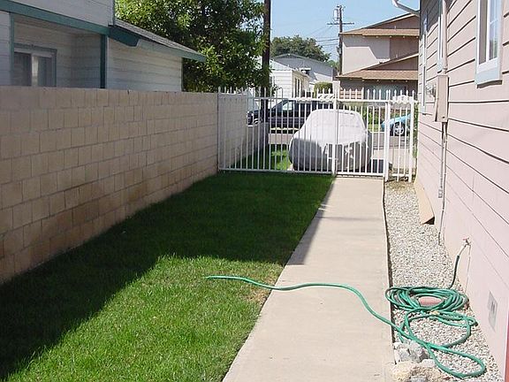 private fenced yard