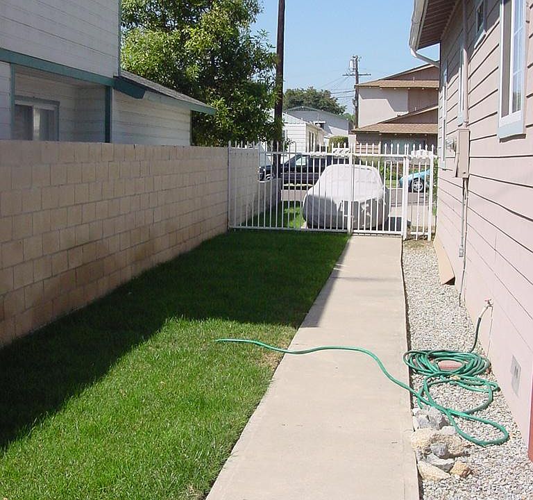 private fenced yard