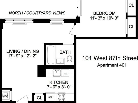 2nd image of 101 W 87th St APT 401