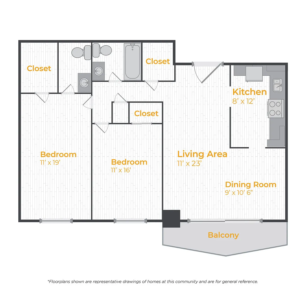Floor plan 2/1HSD