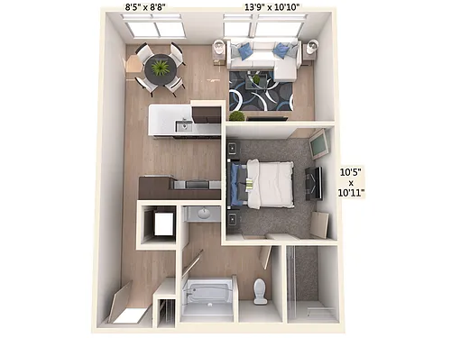 Floor plan A2-Esp-Hard