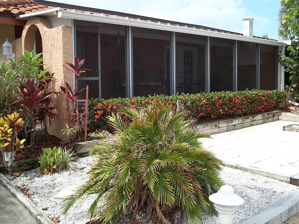 patio in front of canal