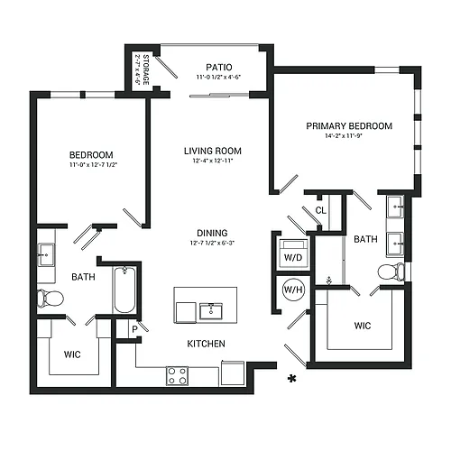 Floor plan Cinder