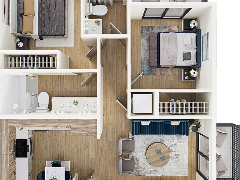 Type 3 | Single Balcony Type 3 | Single Balcony