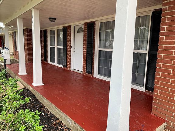 Large inviting front porch