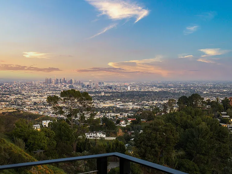 Panoramic Canyon and City Views from Every Room in Hollywood Hills Home