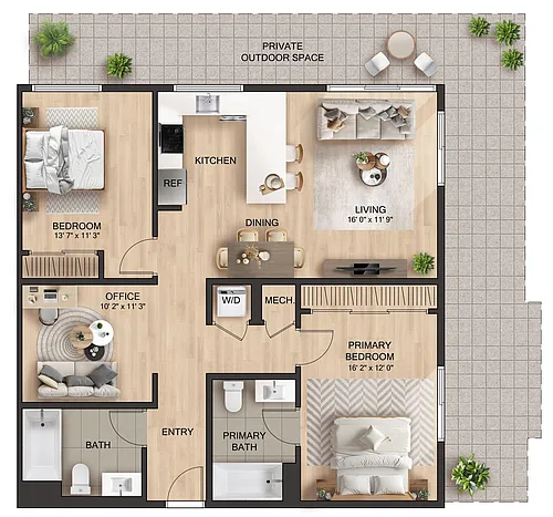 Floor plan B7