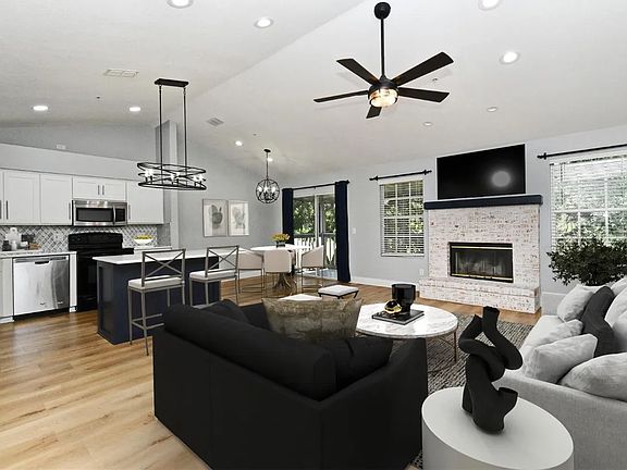 Virtually staged Great Room