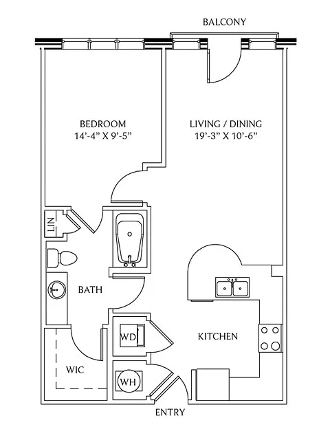 Floor plan A1T1