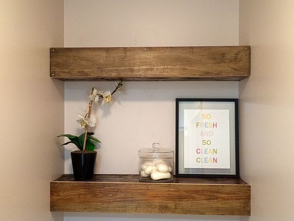 Custom shelves above master 