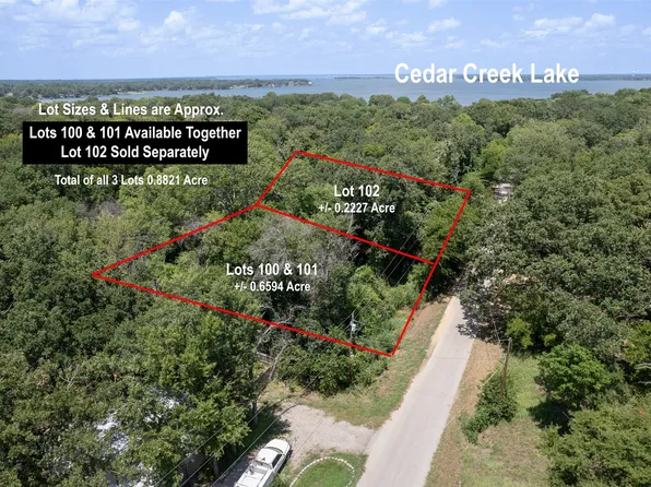 Lots 100 & 101 Wood Canyon Rd, Kemp, TX 75143