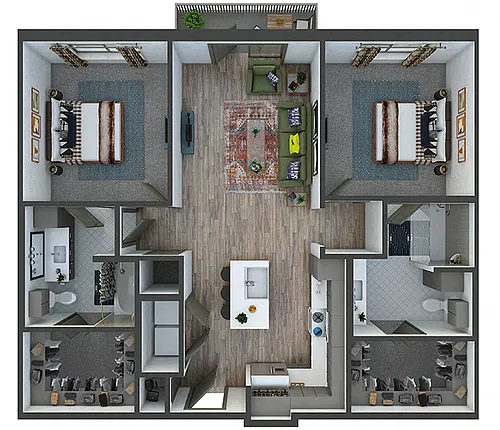Floor plan Houston