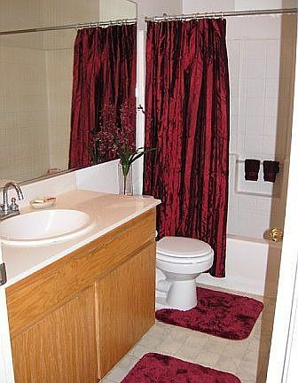 One of two full baths