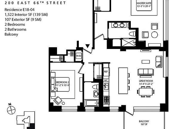 2nd image of 200 E 66th St APT E1804