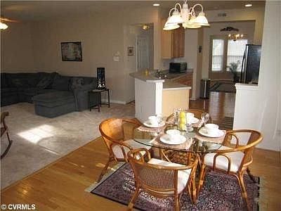 Open floor plan, kitchen, eat in area, family room