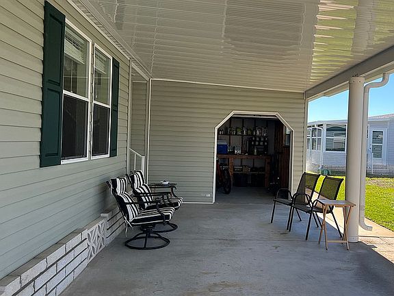 Extra large carport.