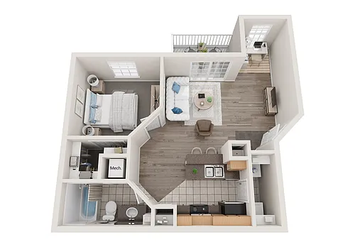 Floor plan Aspen With Office