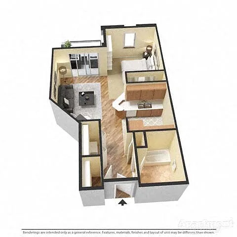 Floor plan Studio