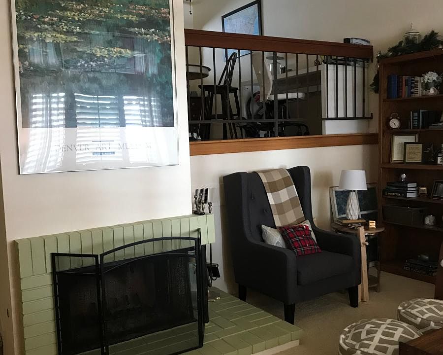 View from inside front door
