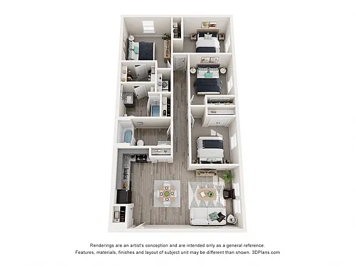 Floor plan D1