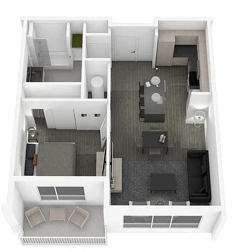Floor plan 1C