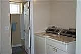 Full bath in the basement with W/D