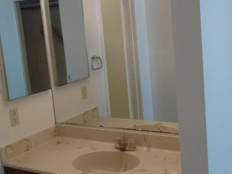 Master bath sink area outside of toilet/bathtub room