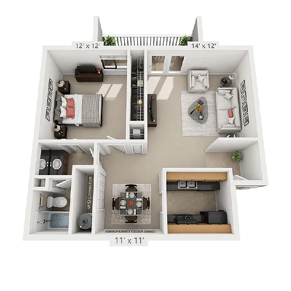 Floor plan Plan A1