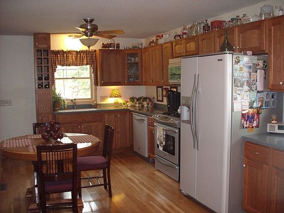Cherry kitchen with hickory floors!