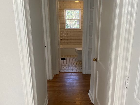 Hallway to bathroom.