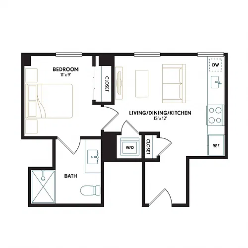 Floor plan A19H