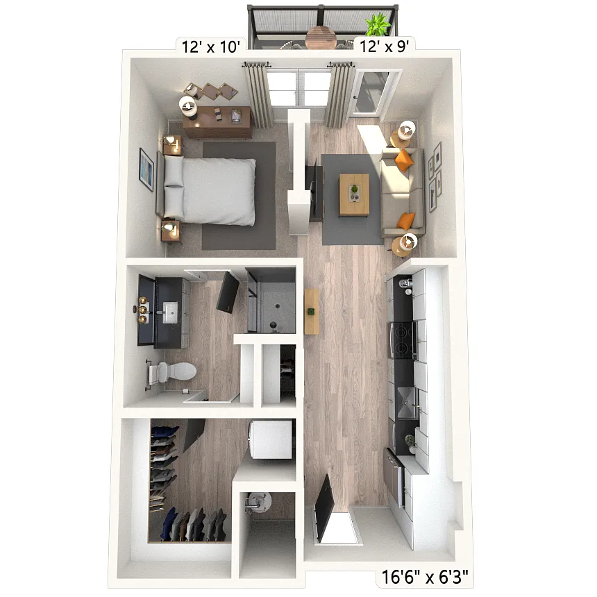 Floor plan S8 0x1 617 SF-FP