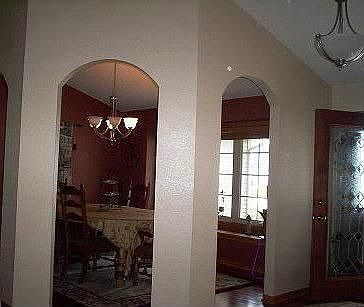 entrance to dining room